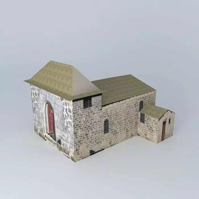 Saint Sulpice Church Free 3D model