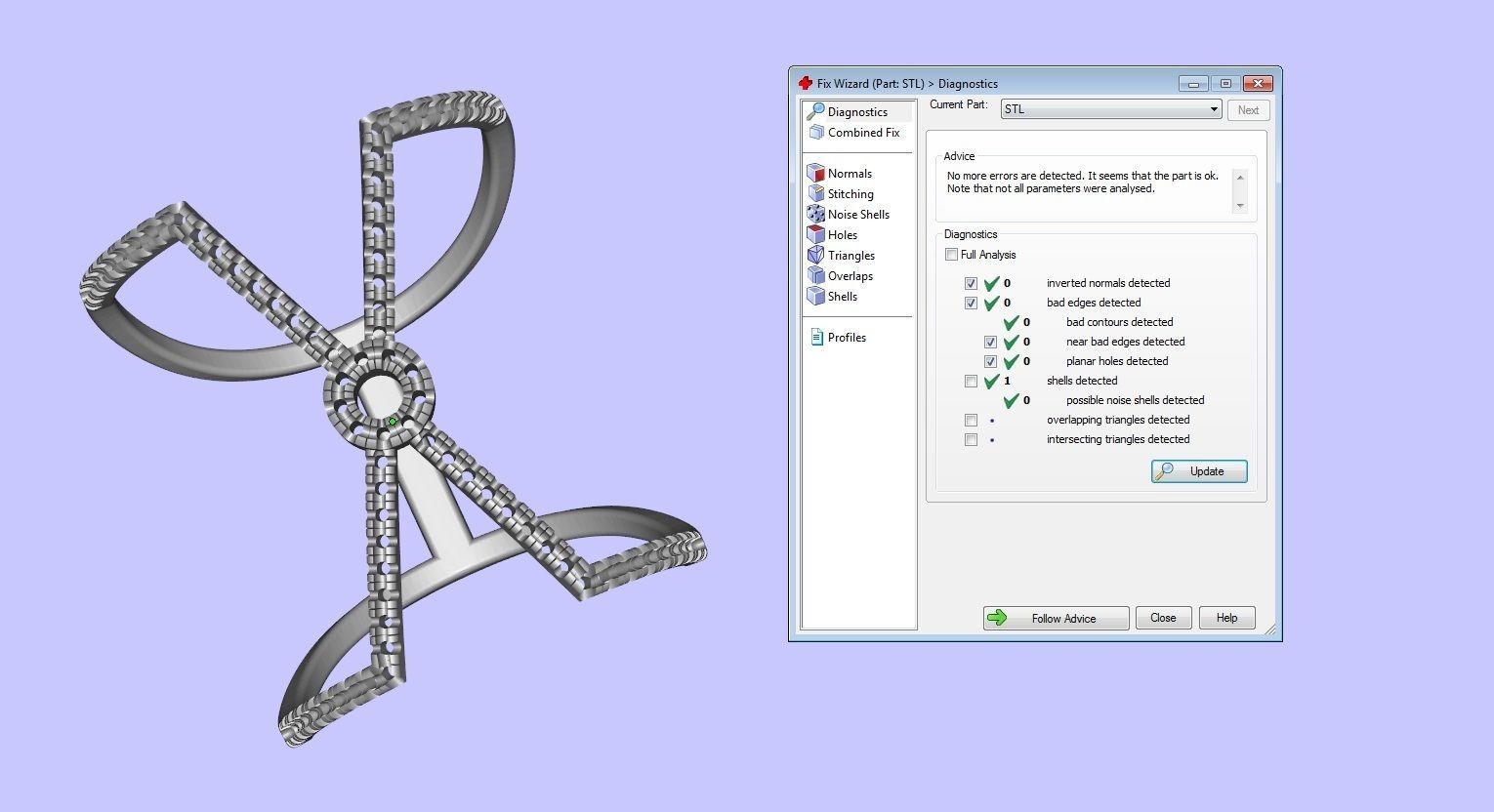 LADIES RING BSJ-R 8808 3D print model_2