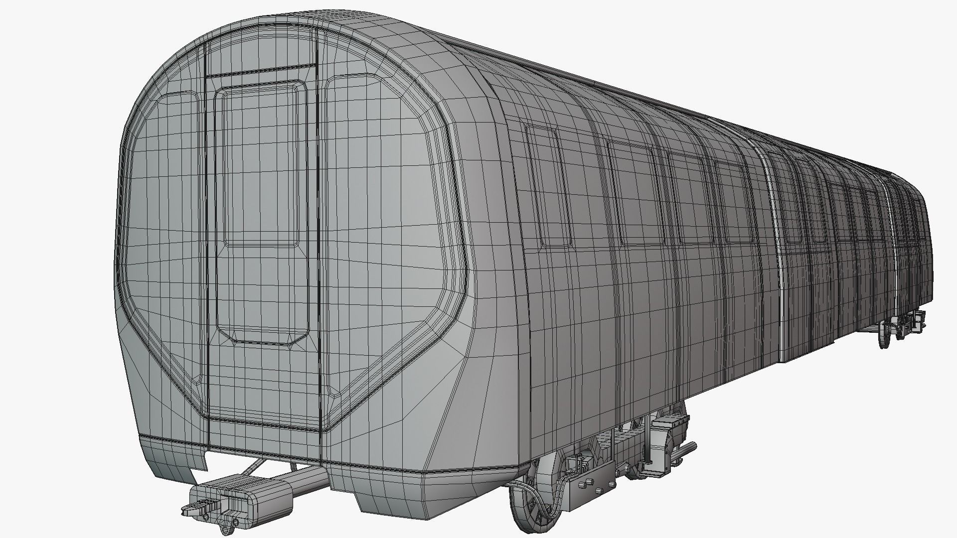 New tube for London locomotive 3D model_2