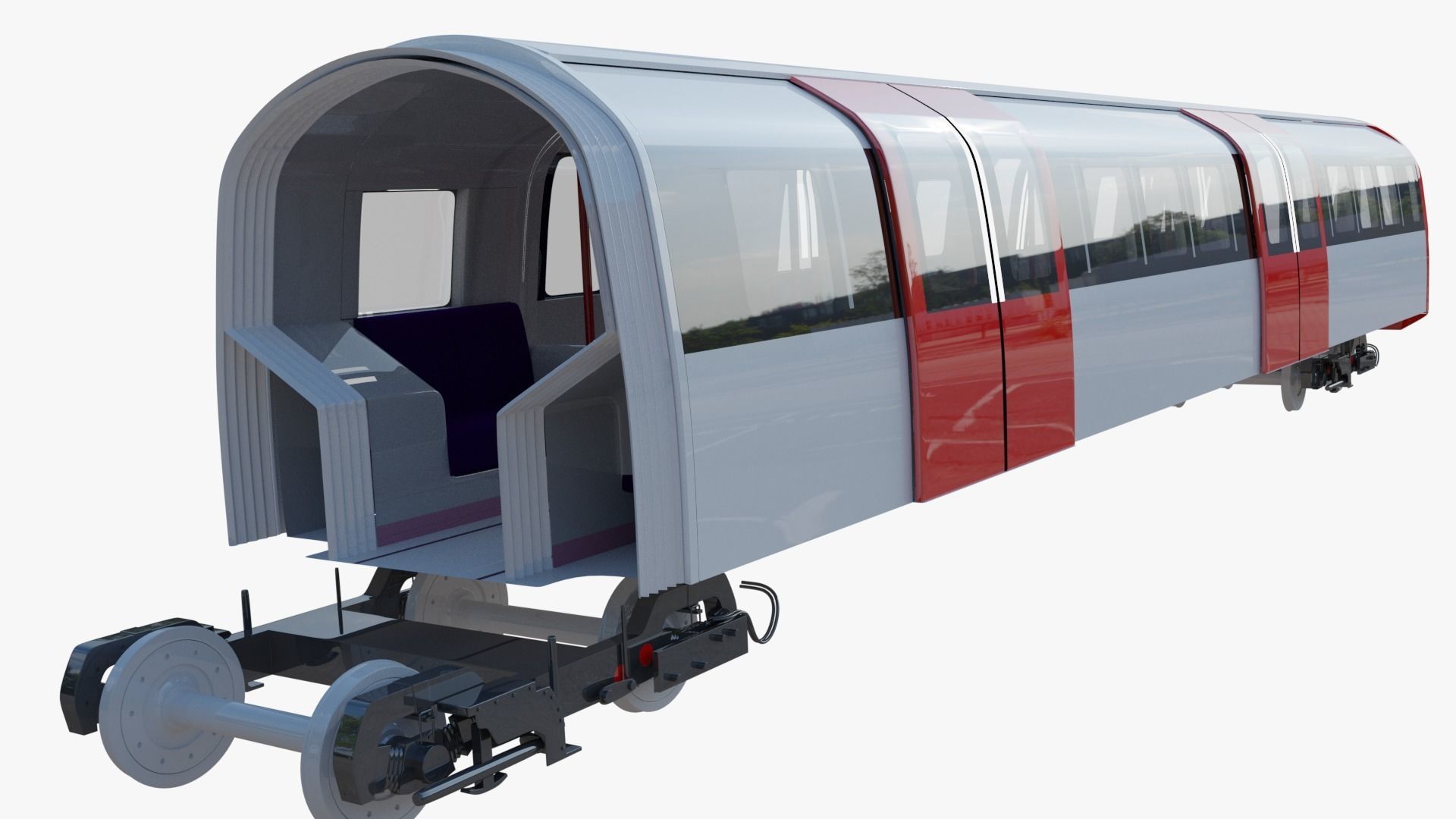 New tube for London locomotive 3D model_4