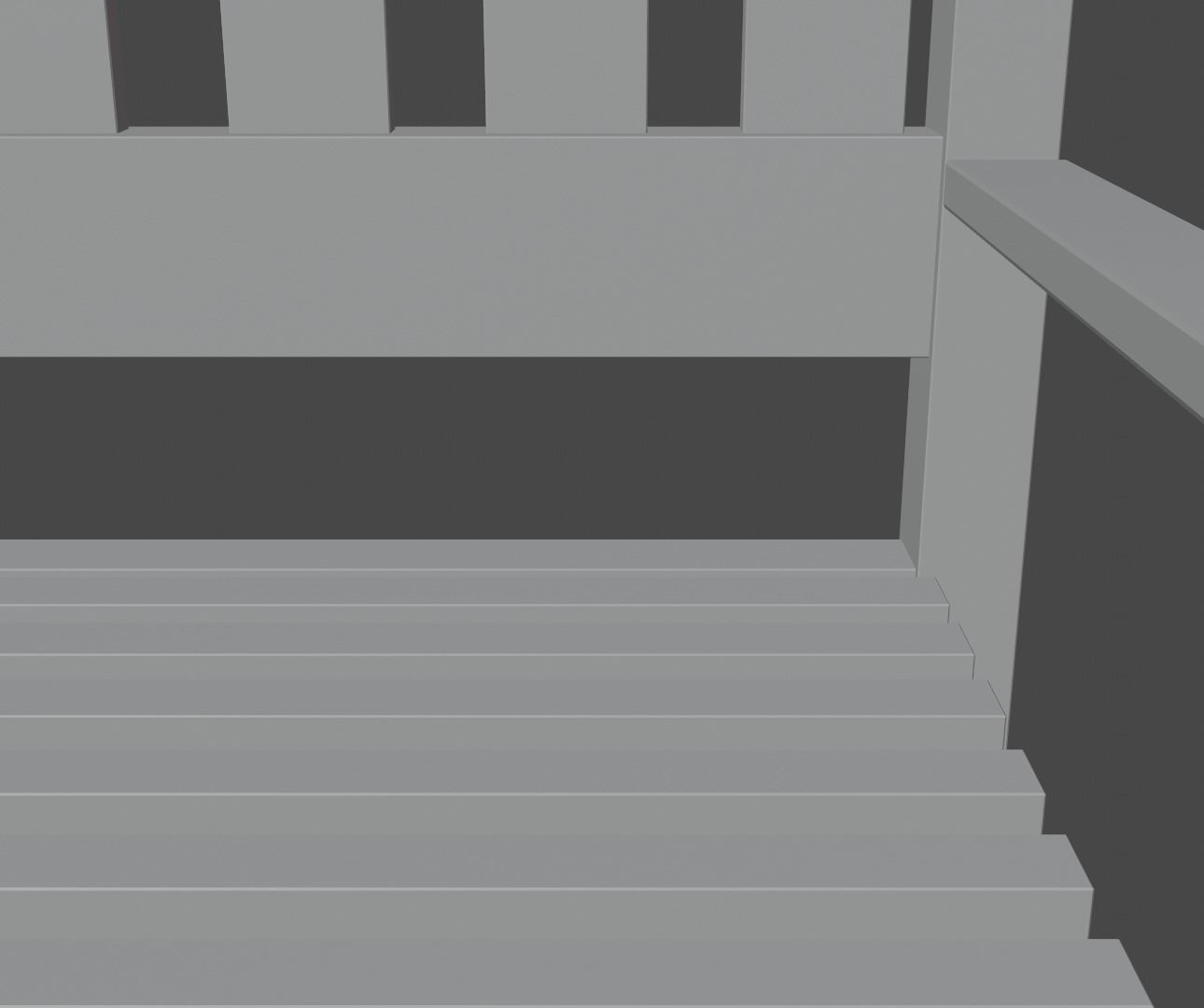 Benches park bench slats 3D Model Collection_27