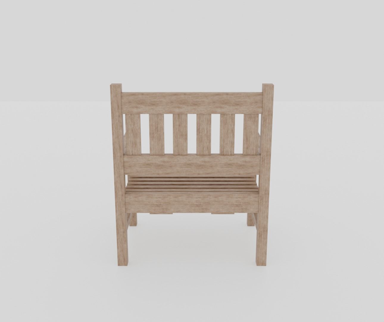 Benches park bench slats 3D Model Collection_51