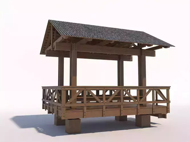 camellia wooden gazebo