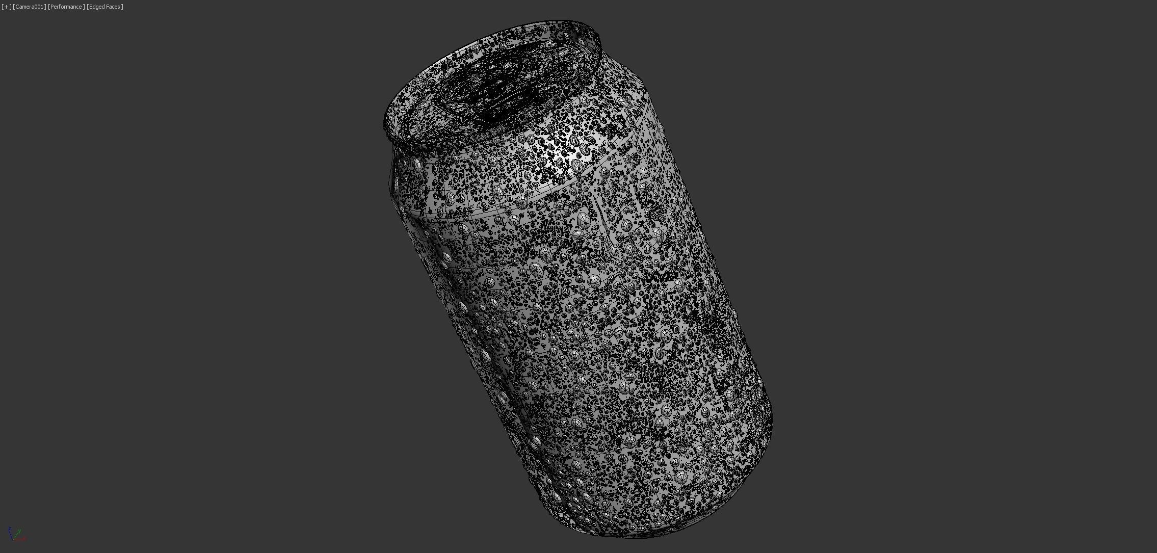 Can With Water Droplets 350ml 3D model_7