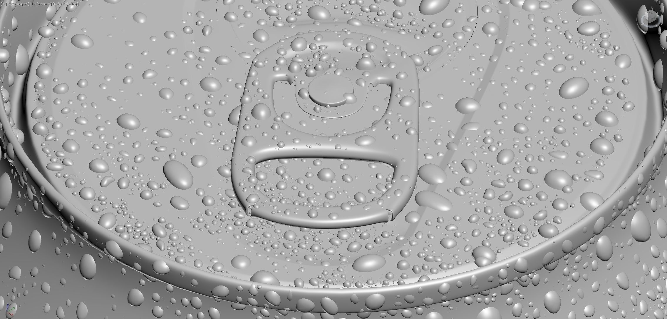 Can With Water Droplets 350ml 3D model_3