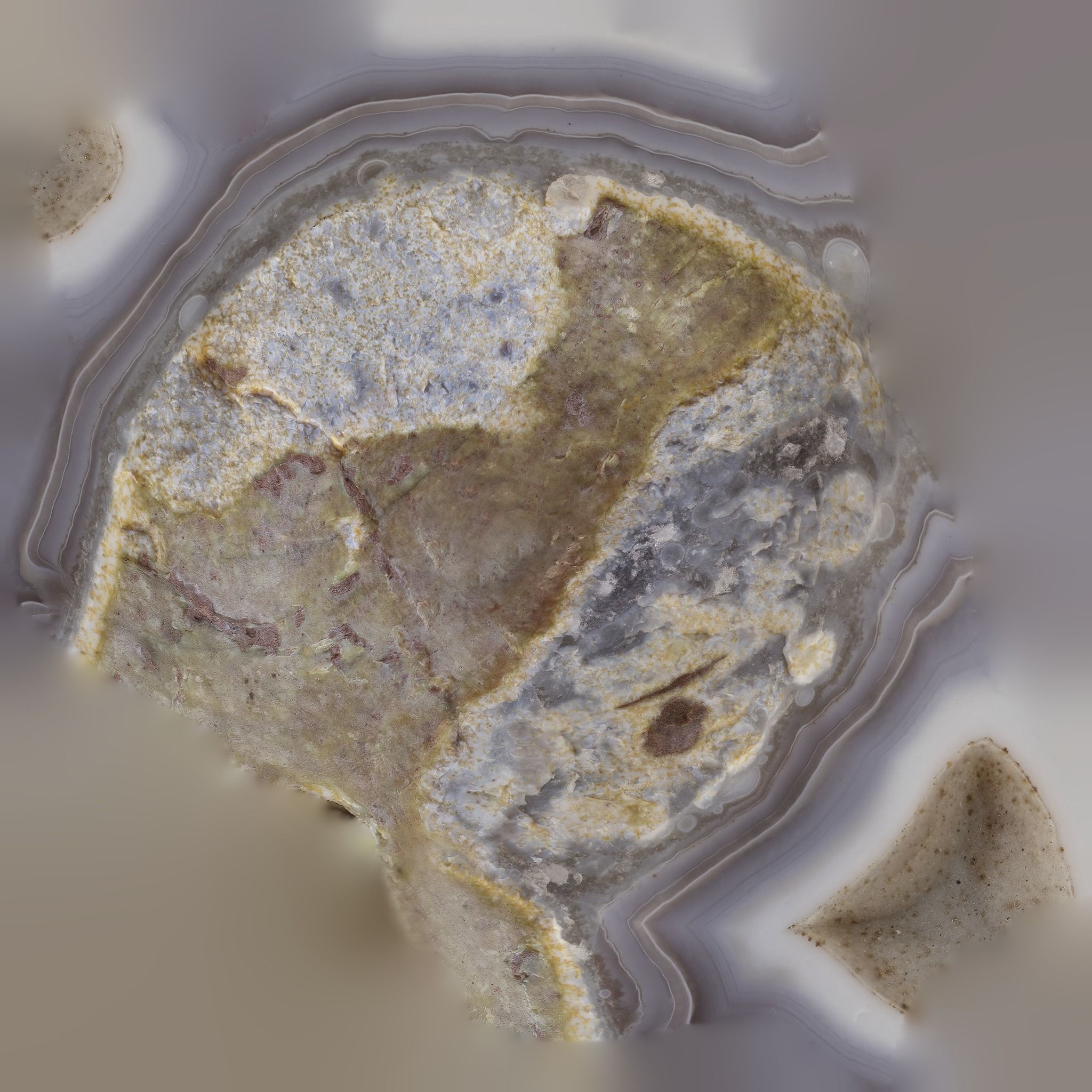 3d scan of Agate gem Low-poly 3D model_6