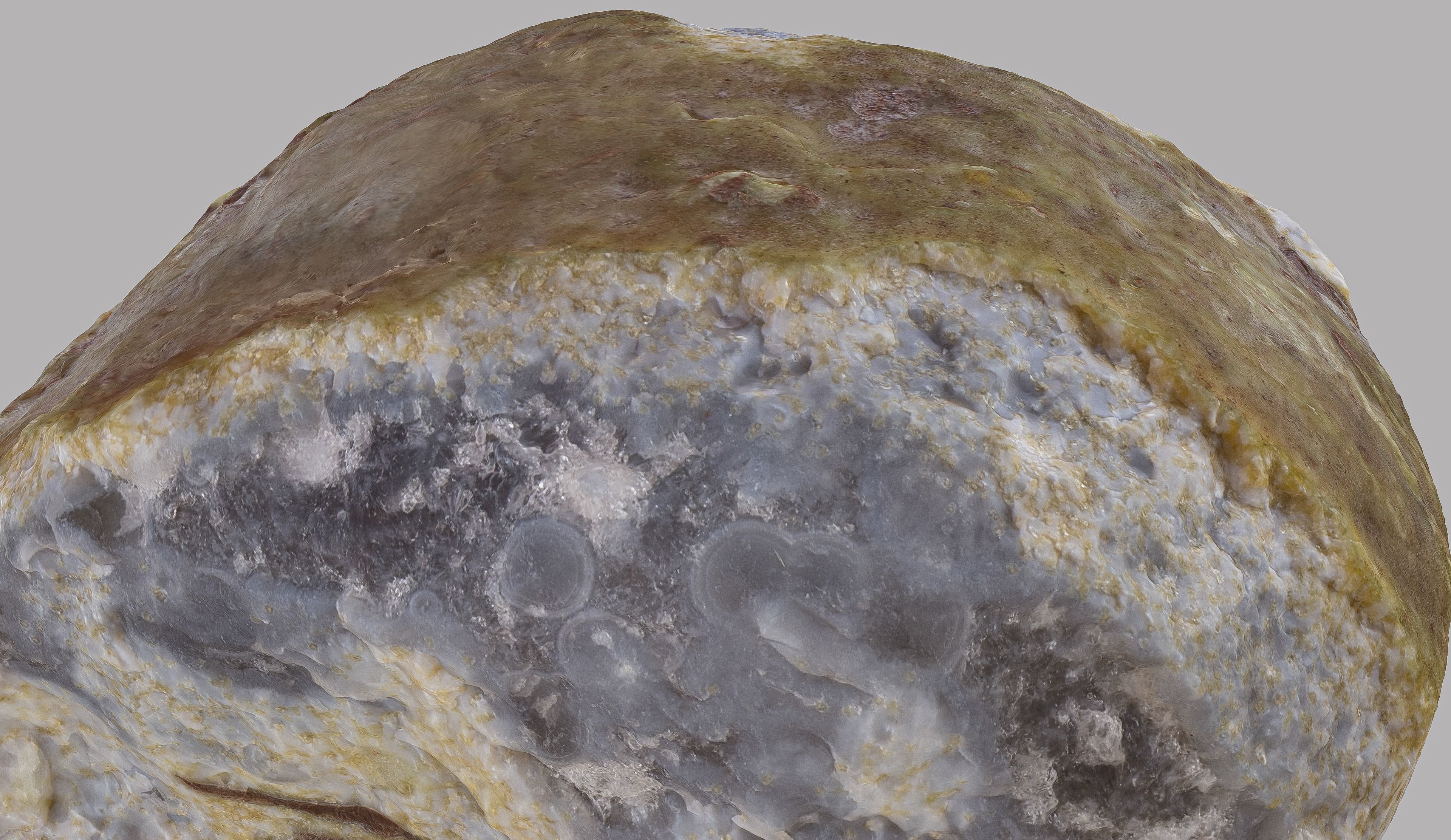 3d scan of Agate gem Low-poly 3D model_4