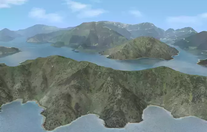 Island Mountains - Marlborough Sounds