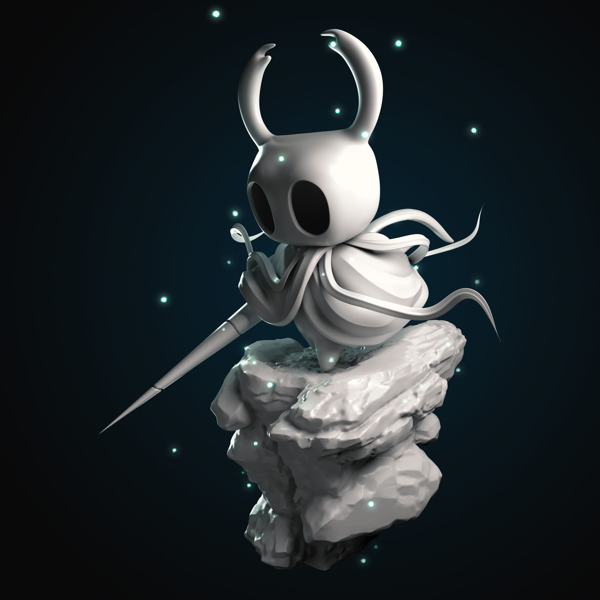 Hollow Knight Figurine 3D Print 3D print model_1