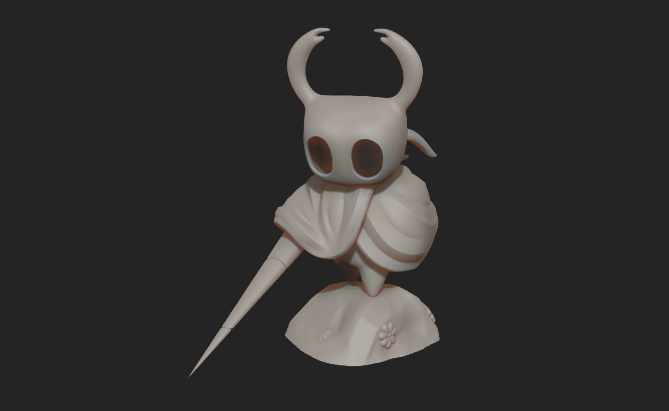 Hollow Knight Figurine 3D Print 3D print model_3