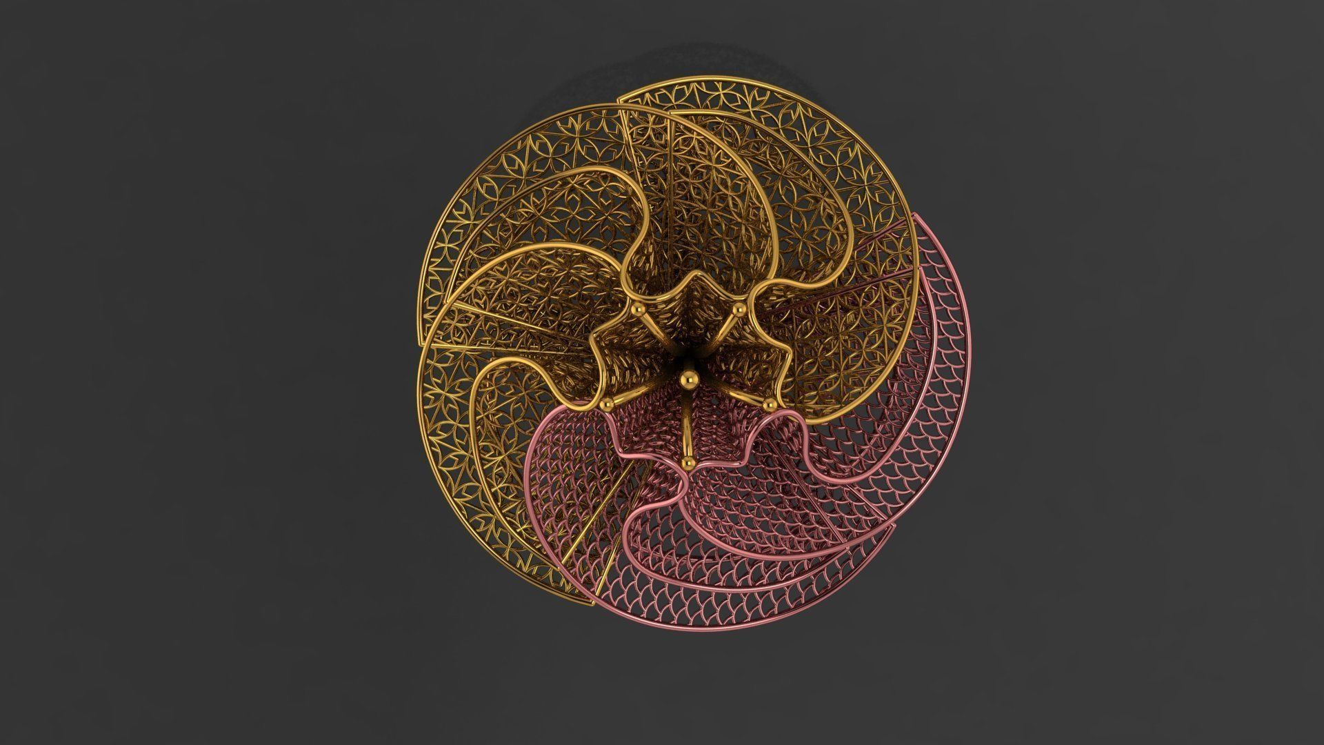 fusion 3d 100 rings 2020 collection 3D print model_51