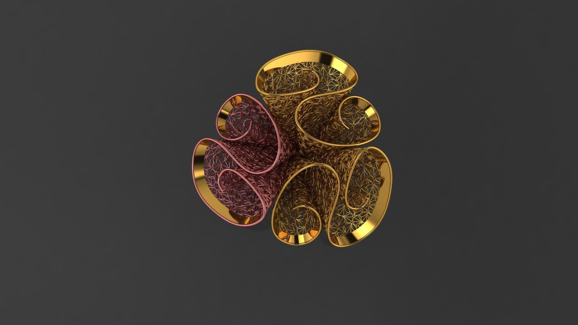 fusion 3d 100 rings 2020 collection 3D print model_48