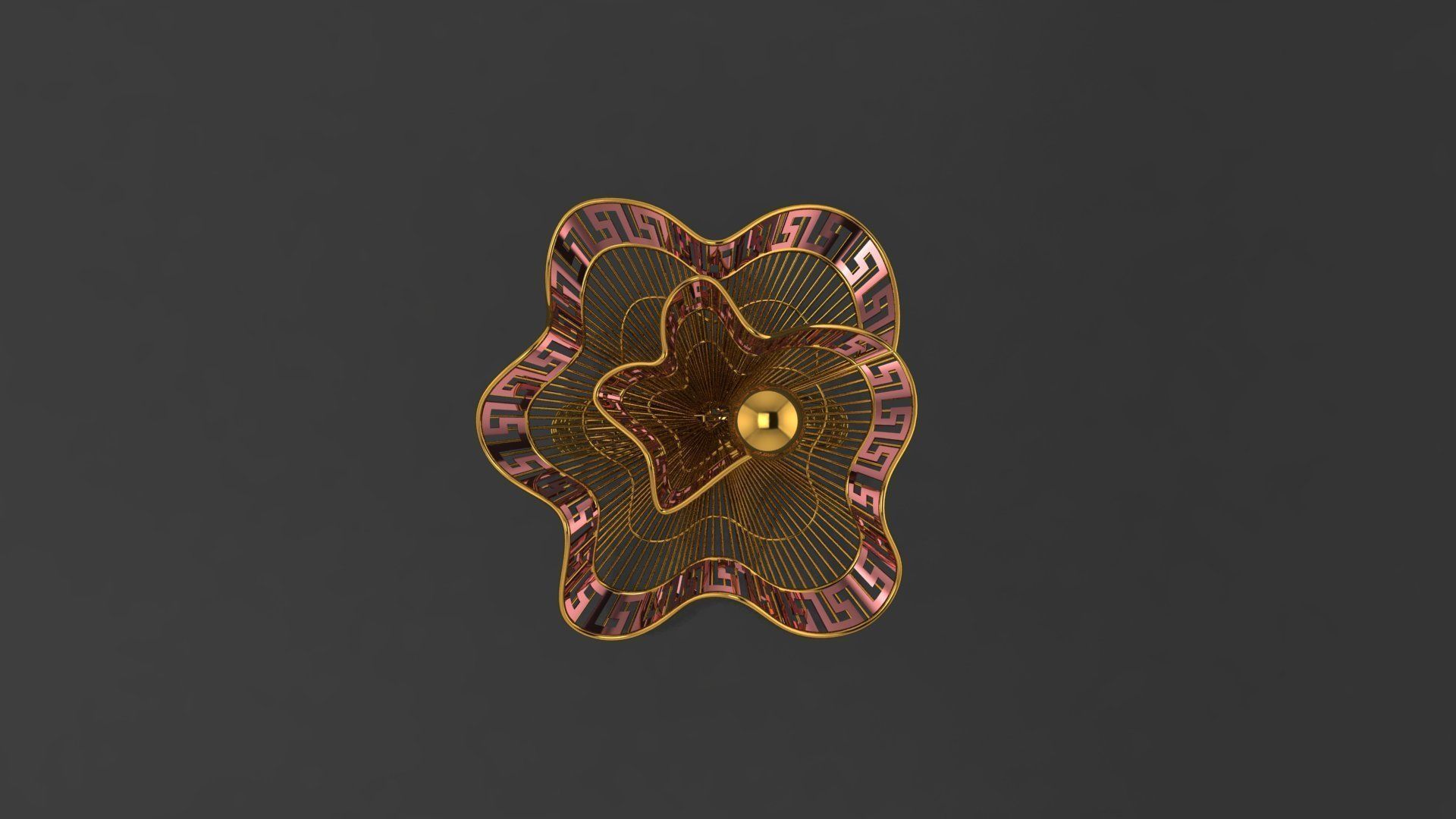 fusion 3d 100 rings 2020 collection 3D print model_86