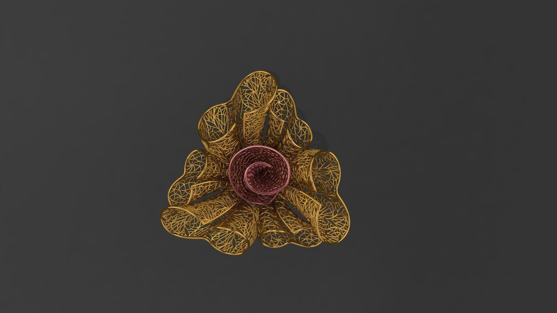 fusion 3d 100 rings 2020 collection 3D print model_46