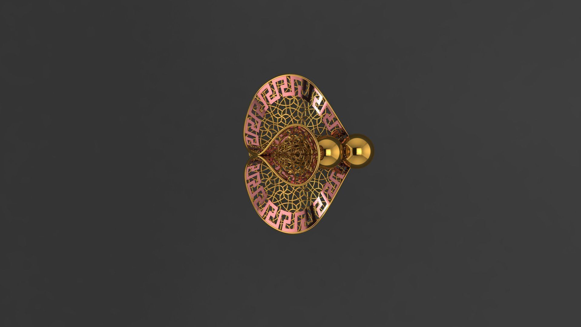 fusion 3d 100 rings 2020 collection 3D print model_120