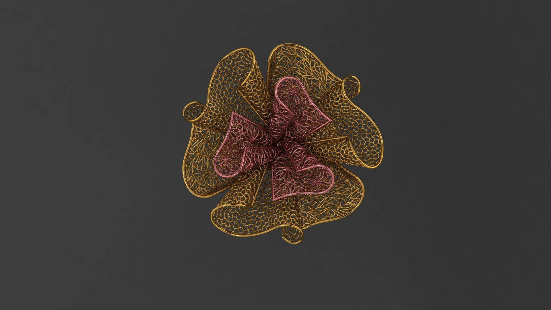 fusion 3d 100 rings 2020 collection 3D print model_116