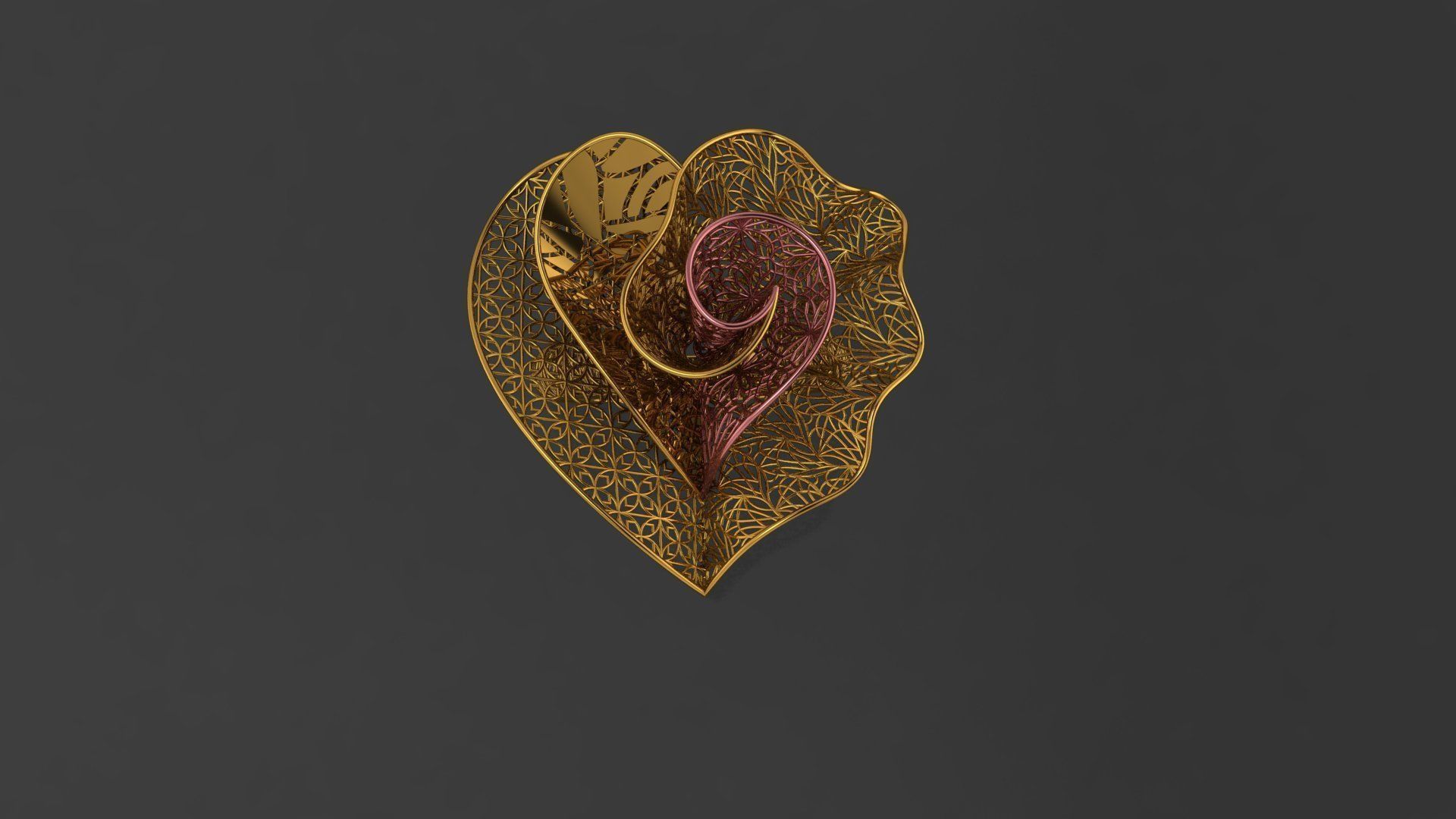 fusion 3d 100 rings 2020 collection 3D print model_110