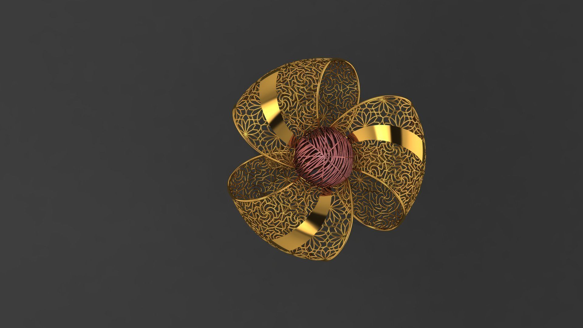 fusion 3d 100 rings 2020 collection 3D print model_62