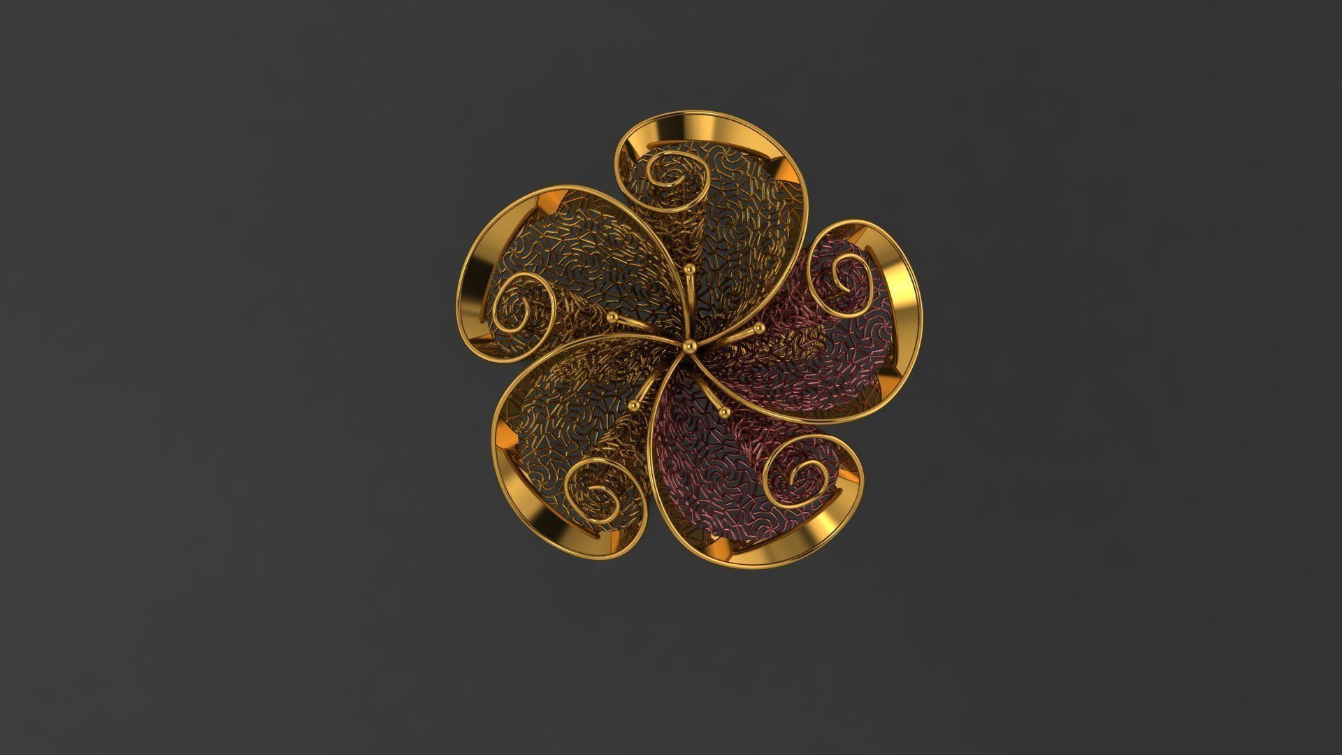 fusion 3d 100 rings 2020 collection 3D print model_58