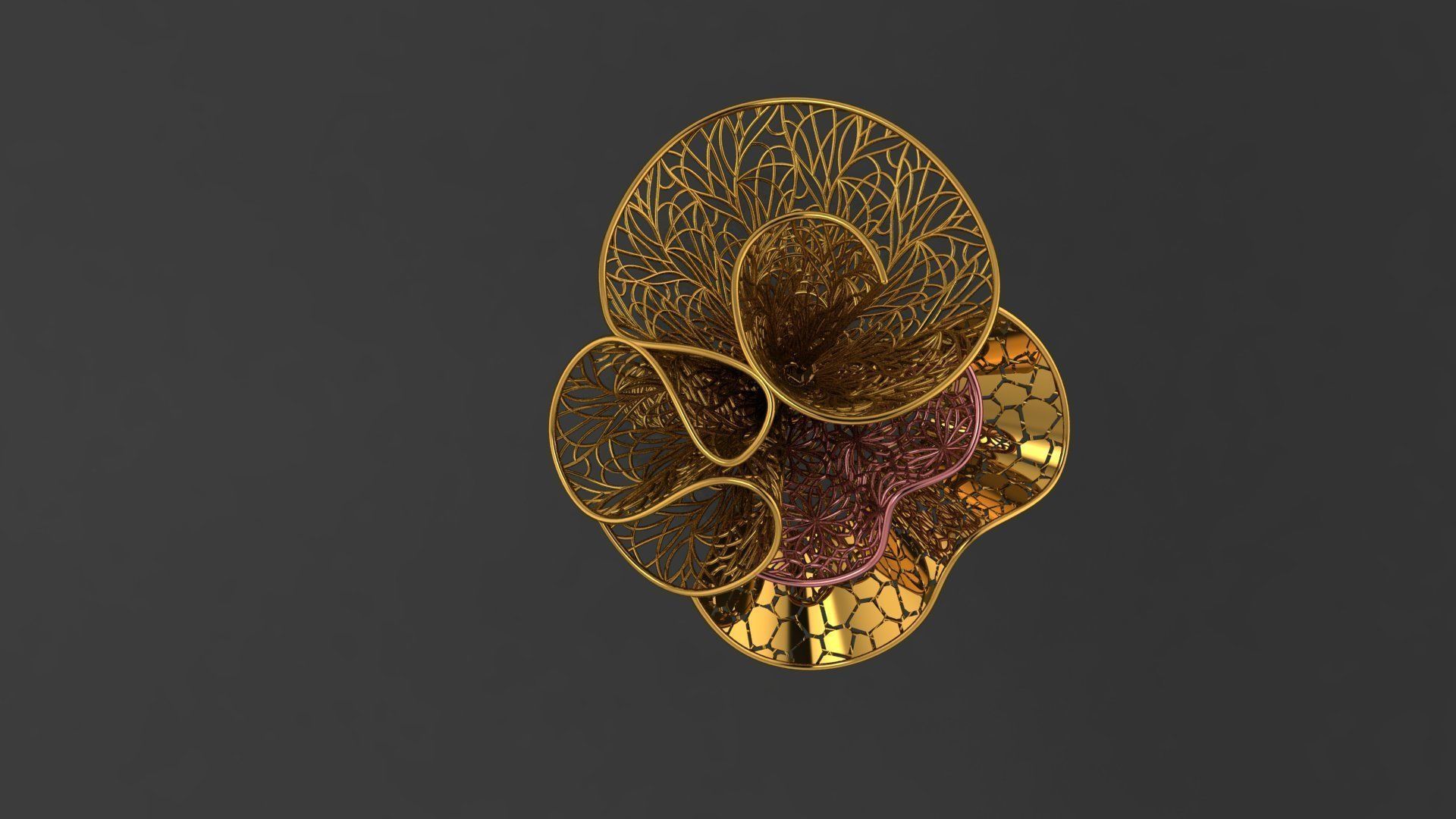 fusion 3d 100 rings 2020 collection 3D print model_115