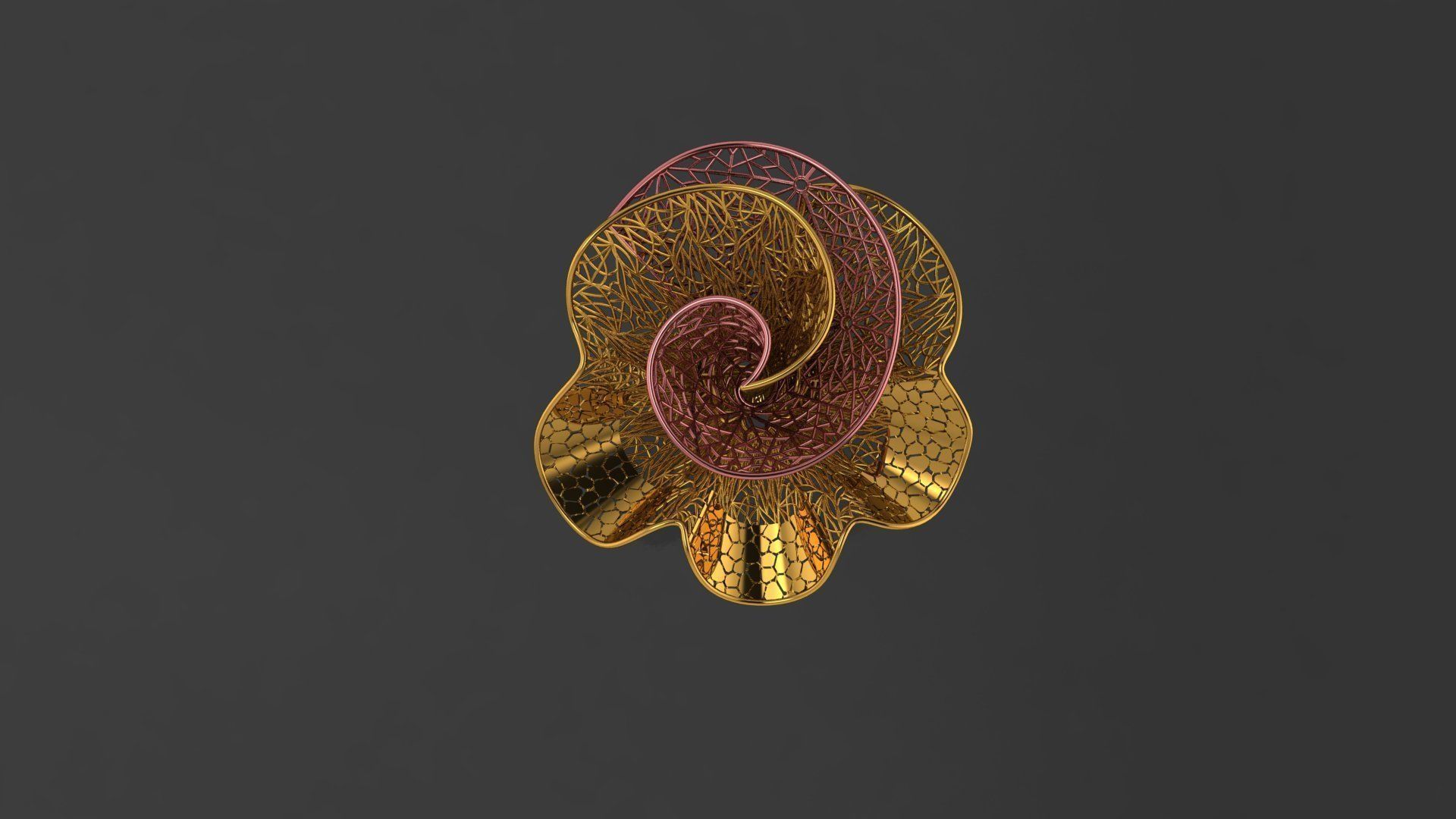 fusion 3d 100 rings 2020 collection 3D print model_57