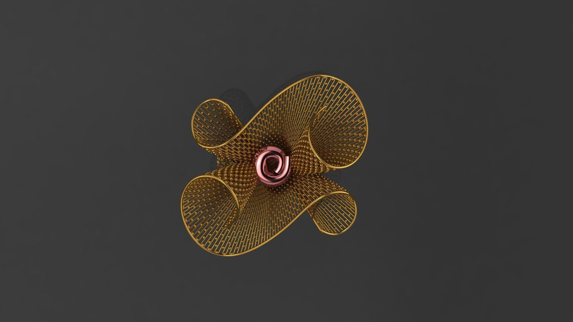 fusion 3d 100 rings 2020 collection 3D print model_84