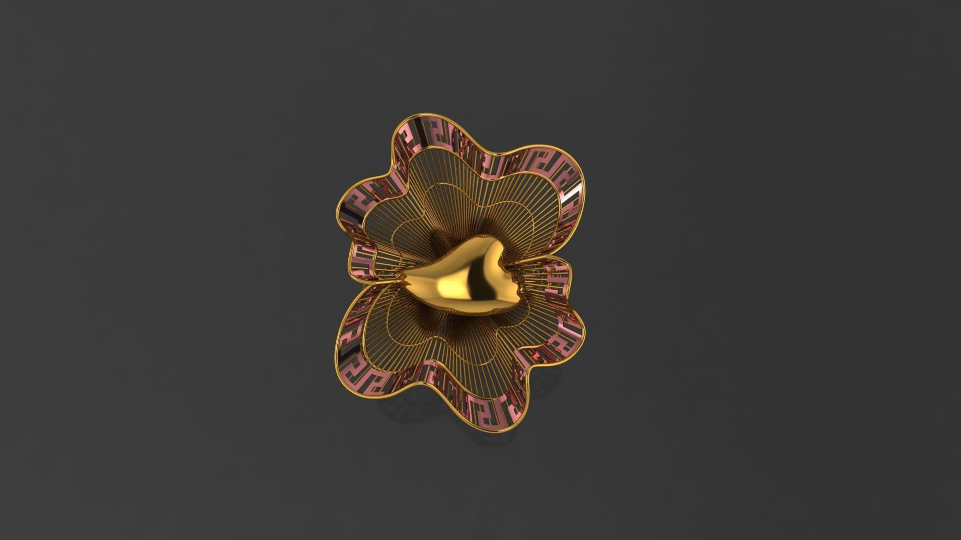 fusion 3d 100 rings 2020 collection 3D print model_85