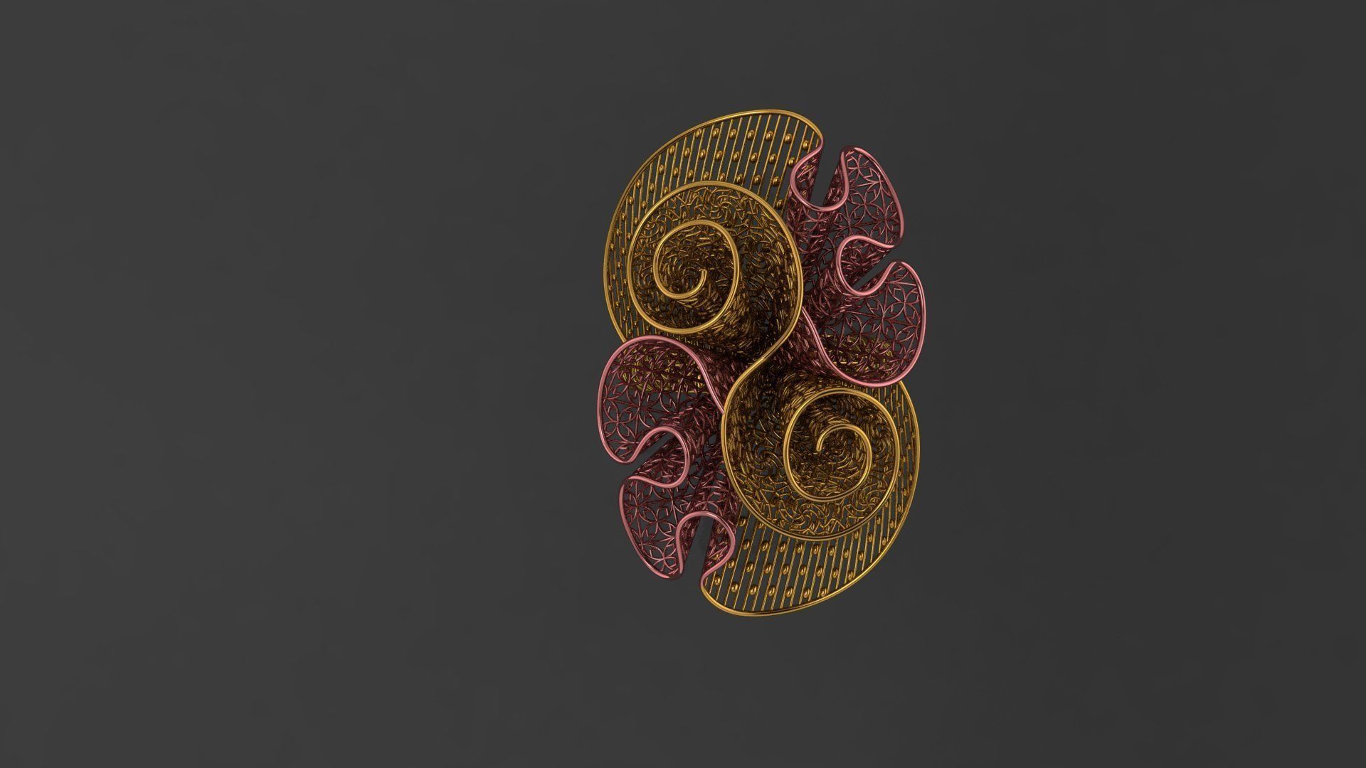 fusion 3d 100 rings 2020 collection 3D print model_92