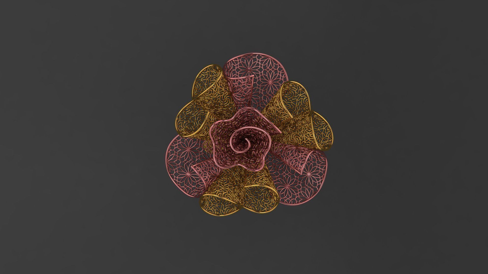 fusion 3d 100 rings 2020 collection 3D print model_55