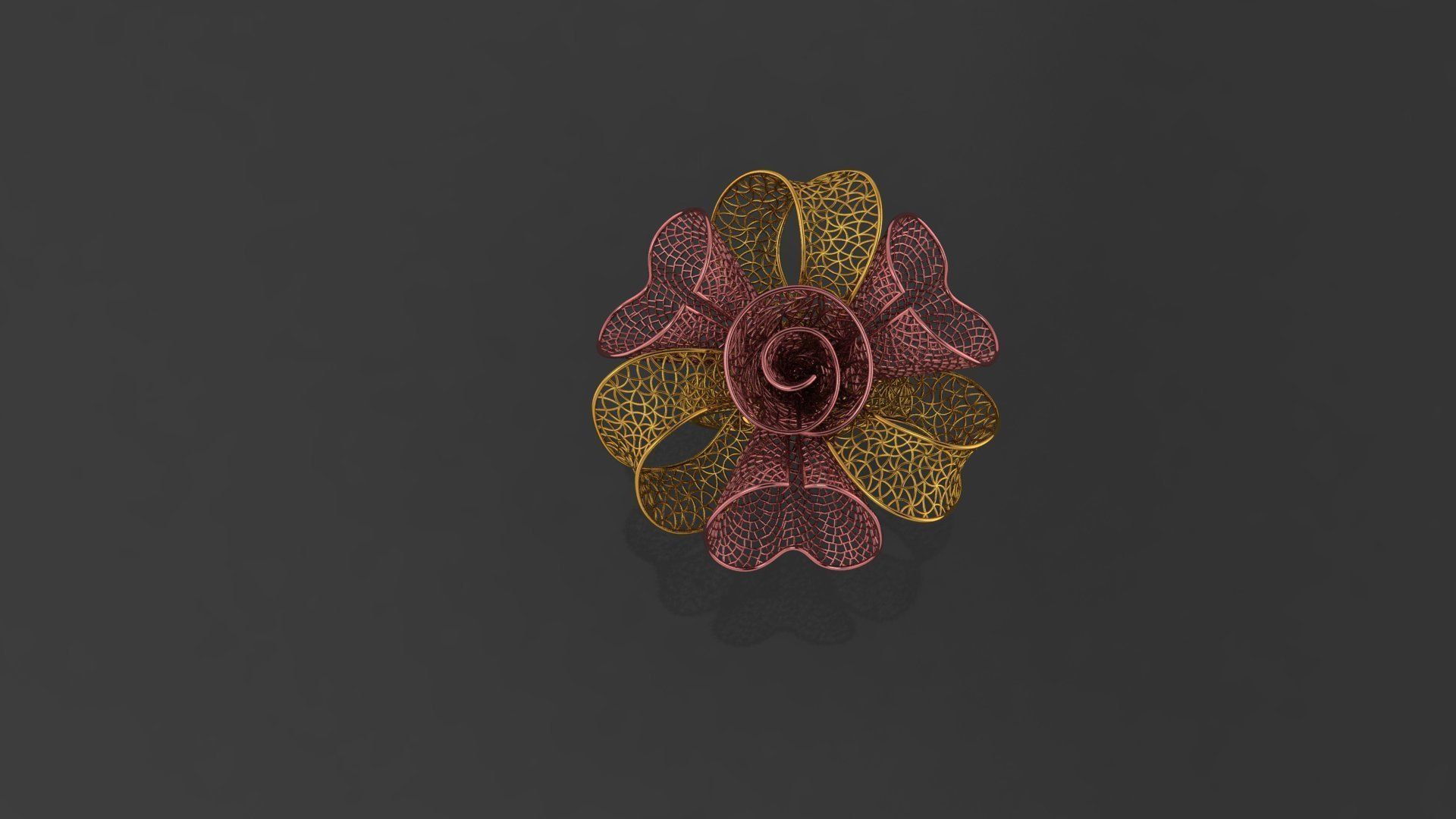 fusion 3d 100 rings 2020 collection 3D print model_61