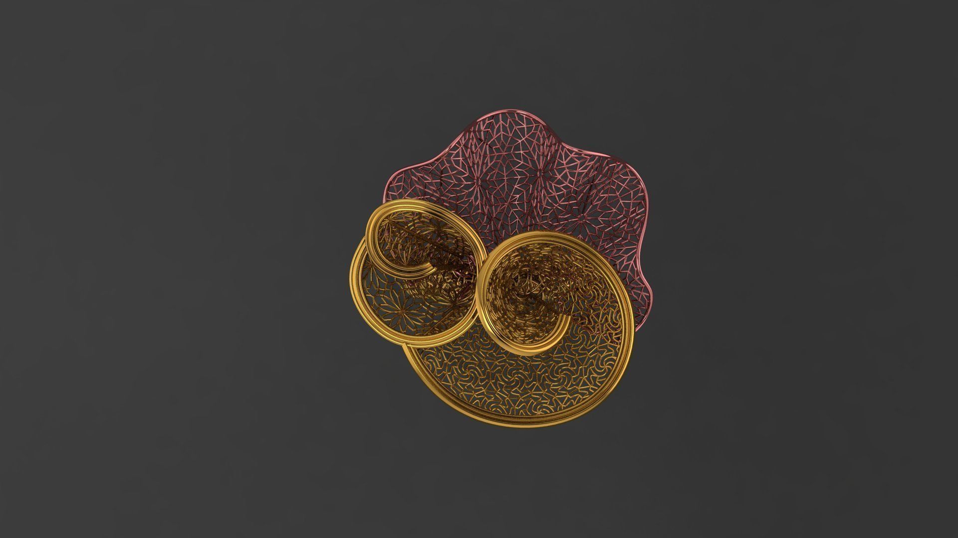 fusion 3d 100 rings 2020 collection 3D print model_76