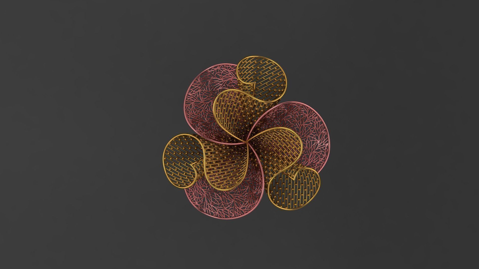 fusion 3d 100 rings 2020 collection 3D print model_117