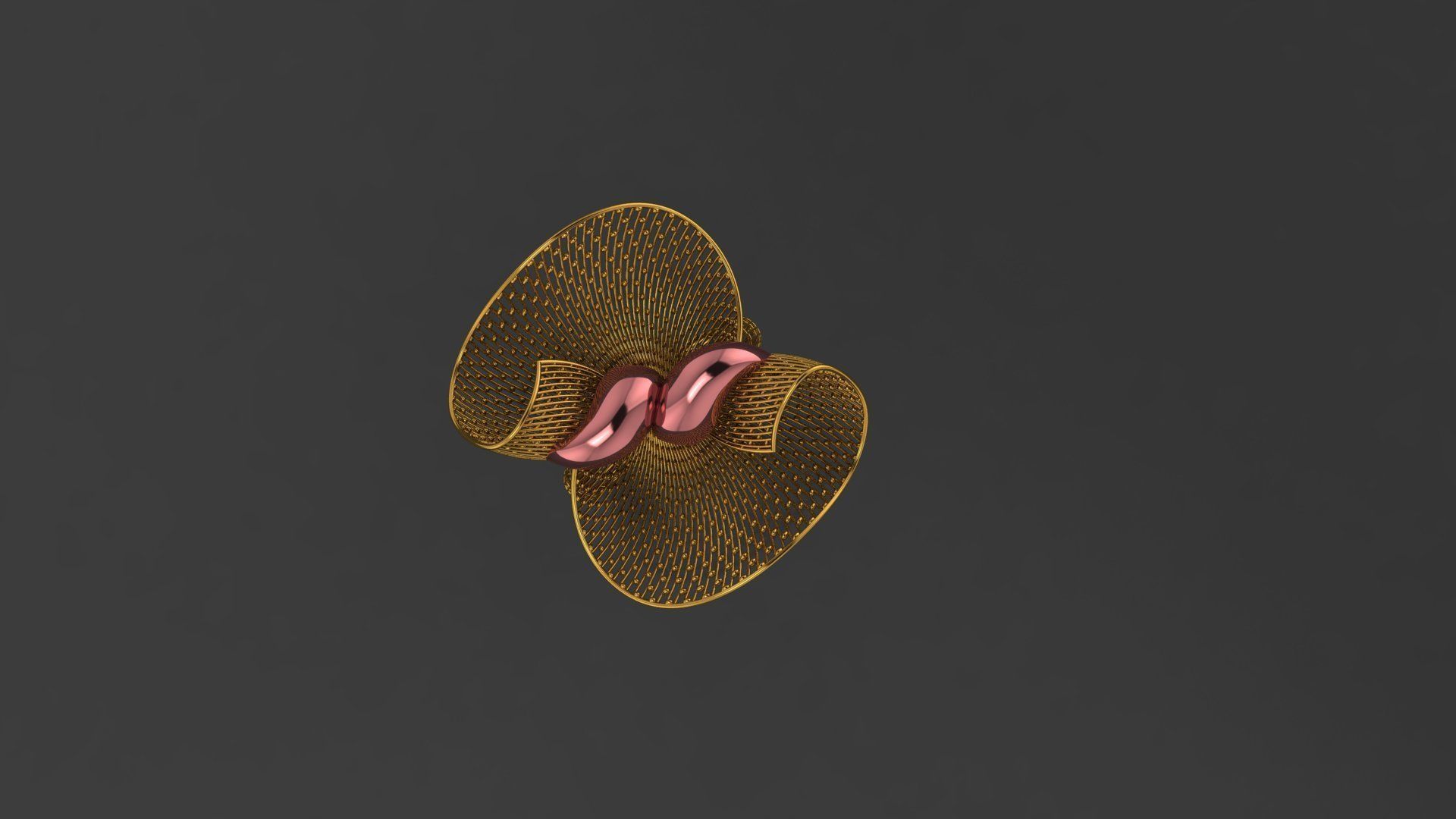 fusion 3d 100 rings 2020 collection 3D print model_78