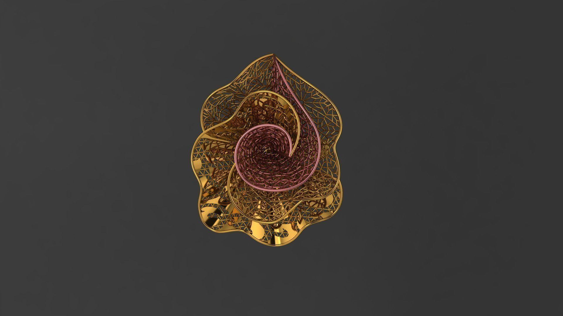 fusion 3d 100 rings 2020 collection 3D print model_111