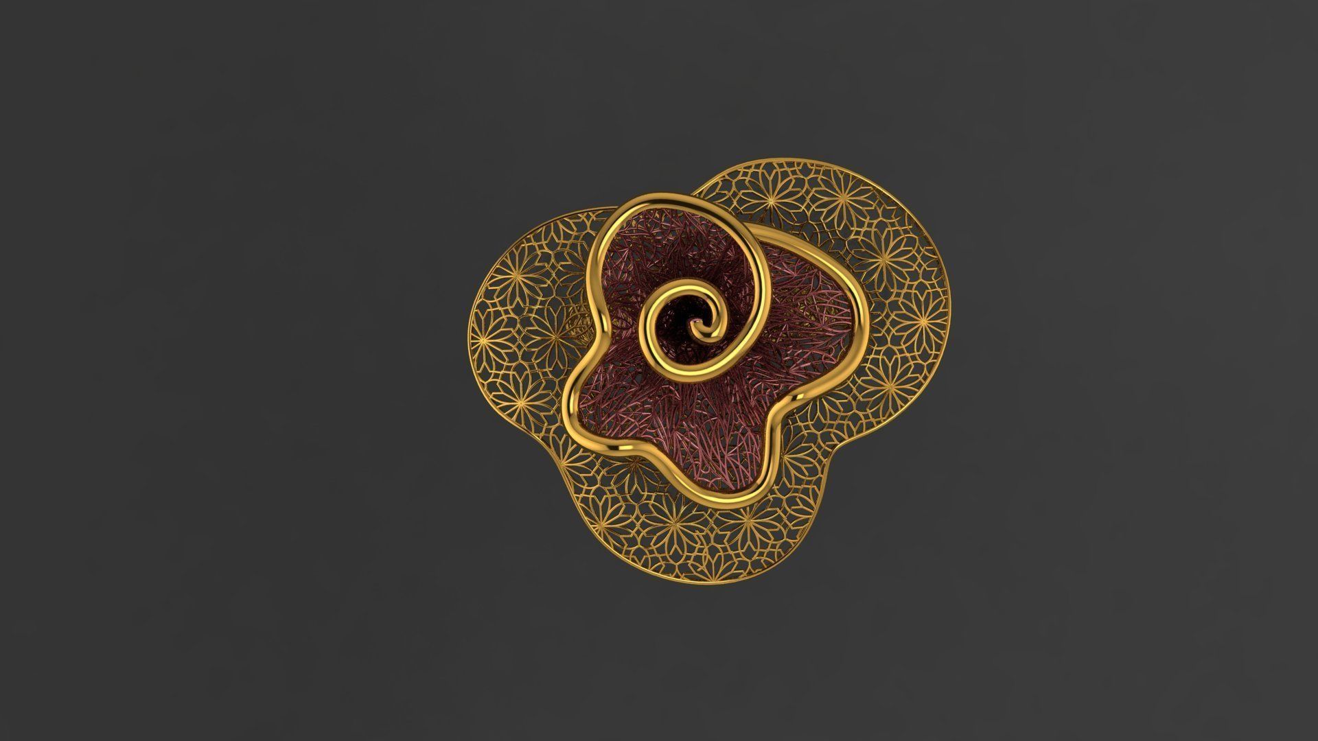 fusion 3d 100 rings 2020 collection 3D print model_66