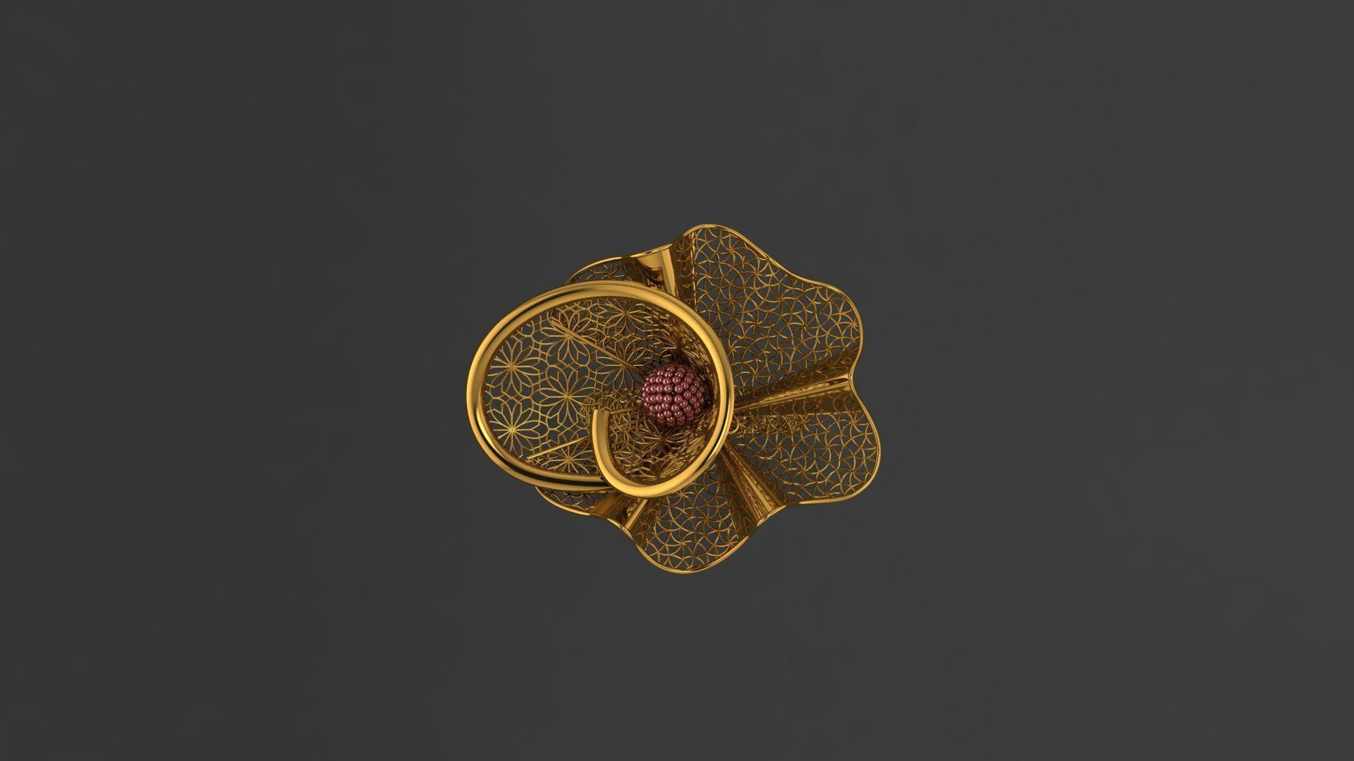 fusion 3d 100 rings 2020 collection 3D print model_98