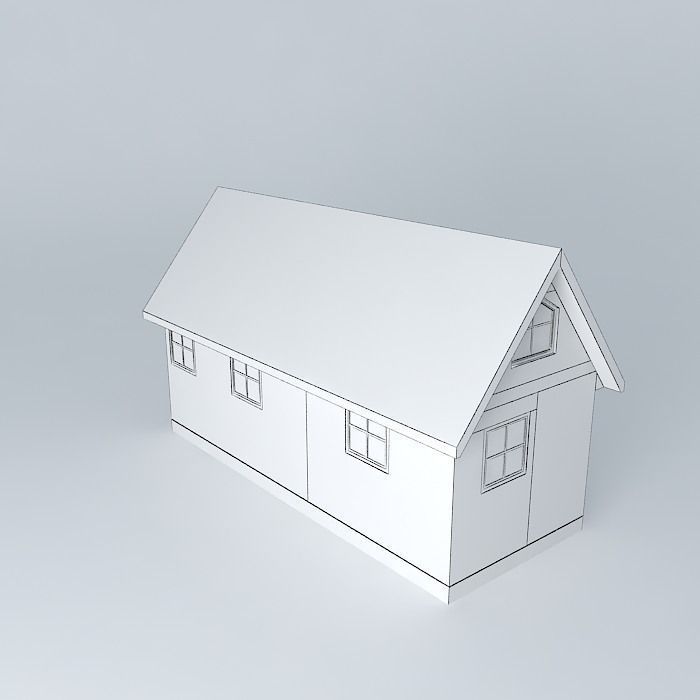 Tiny House Free 3D model_4