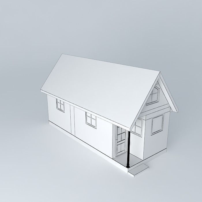 Tiny House Free 3D model_3