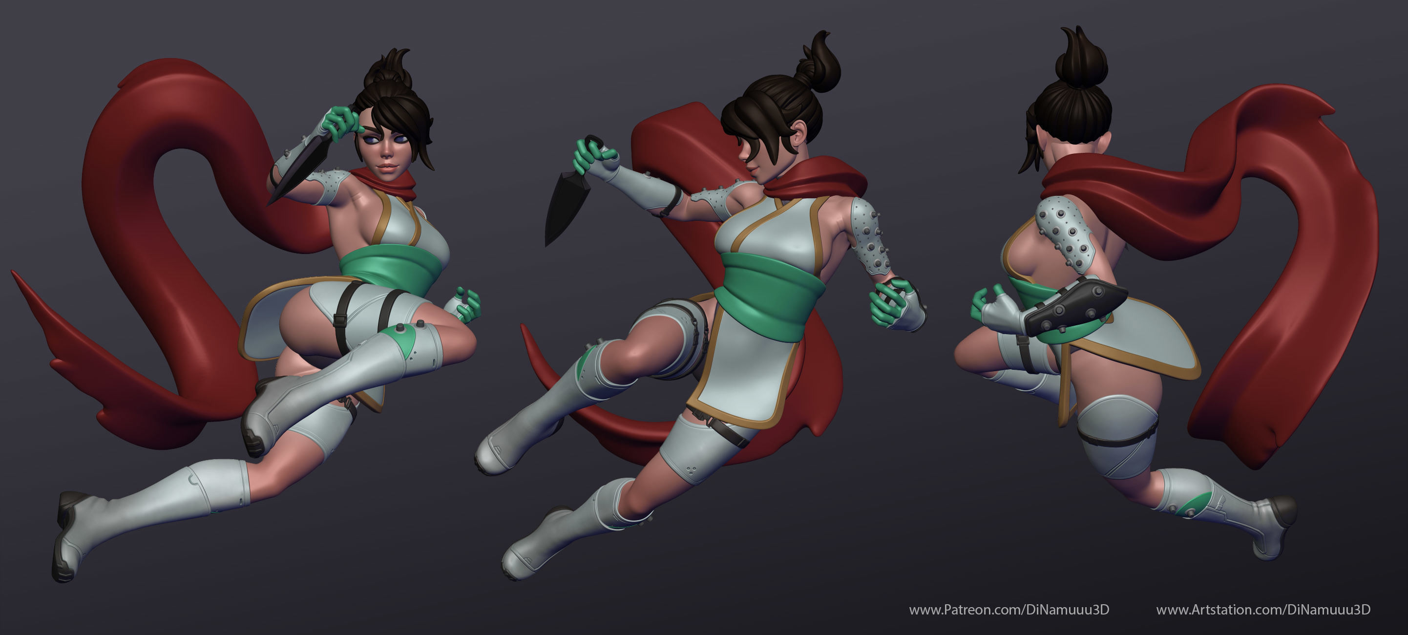 Apex Legends Wraith Multi Vers SFW and NSFW 3D Print Model STL 3D print model_3