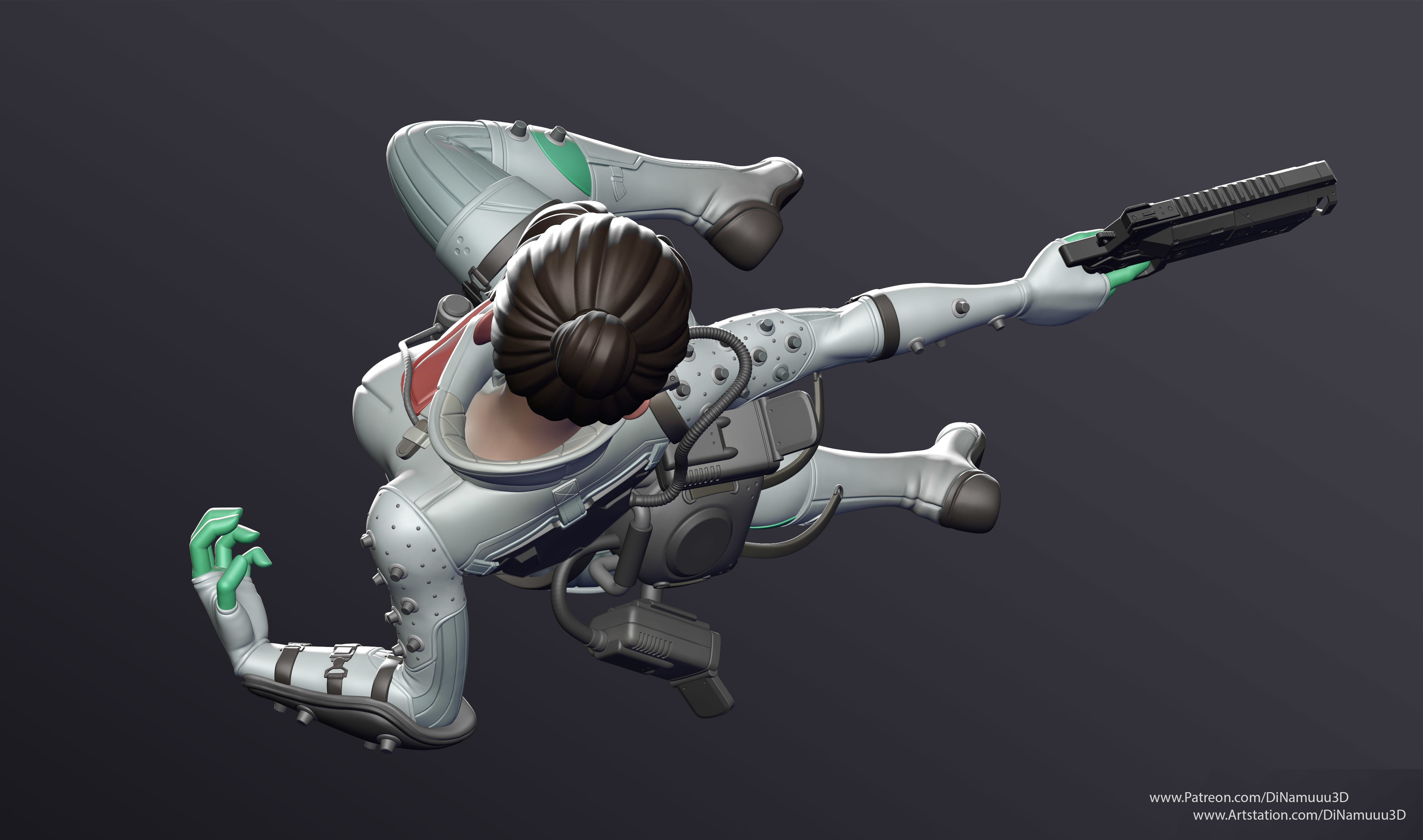 Apex Legends Wraith Multi Vers SFW and NSFW 3D Print Model STL 3D print model_2