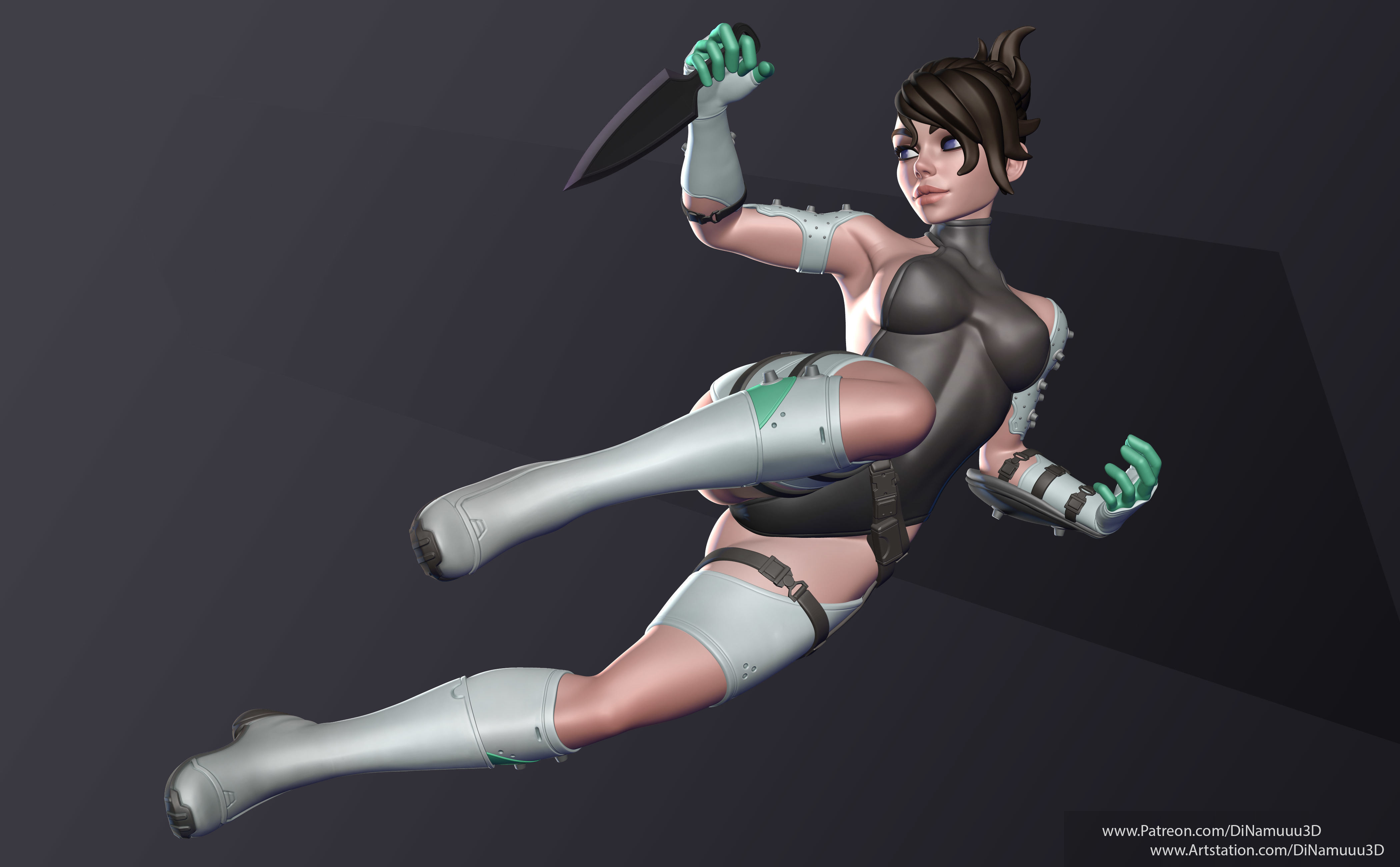 Apex Legends Wraith Multi Vers SFW and NSFW 3D Print Model STL 3D print model_4