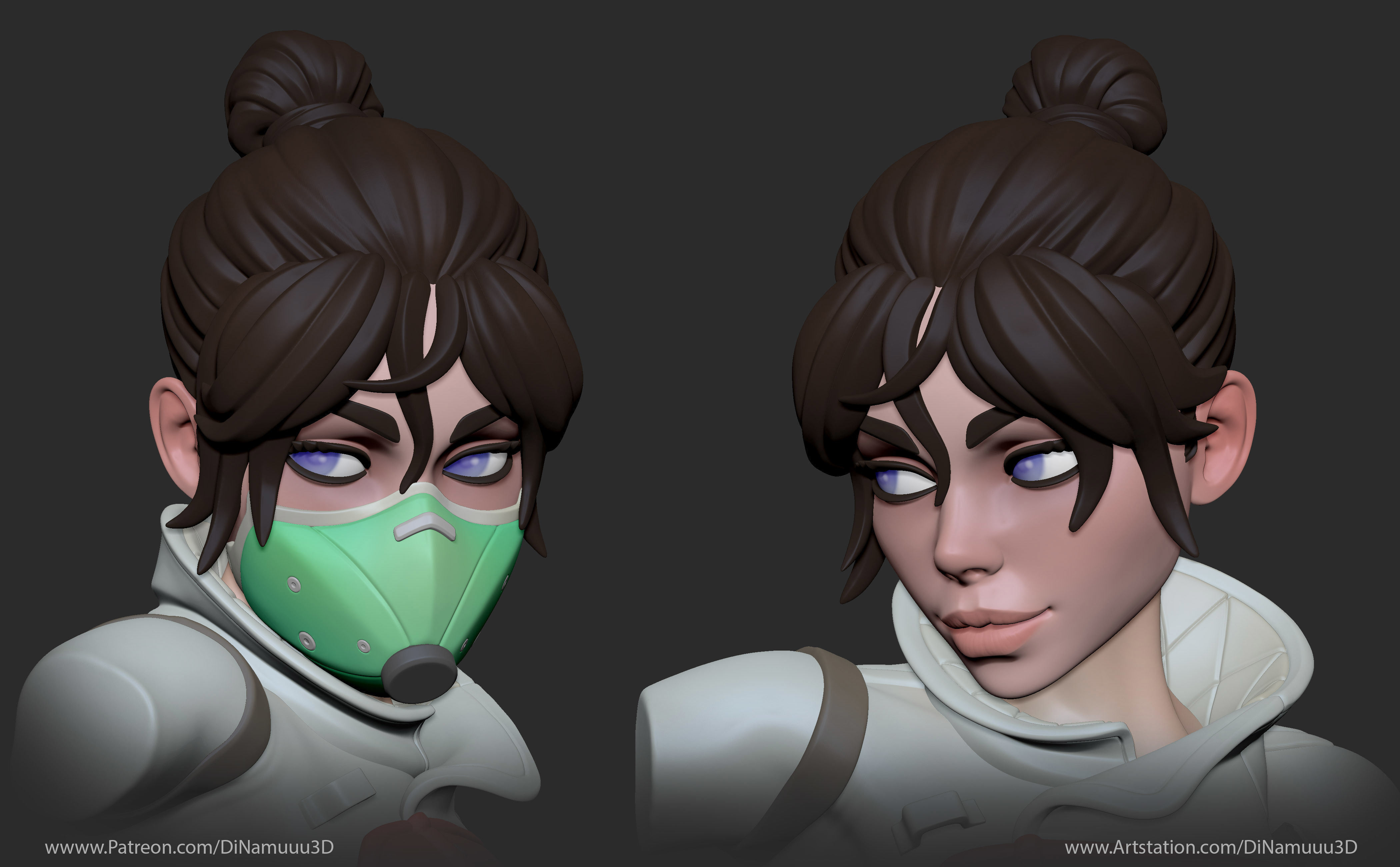 Apex Legends Wraith Multi Vers SFW and NSFW 3D Print Model STL 3D print model_5