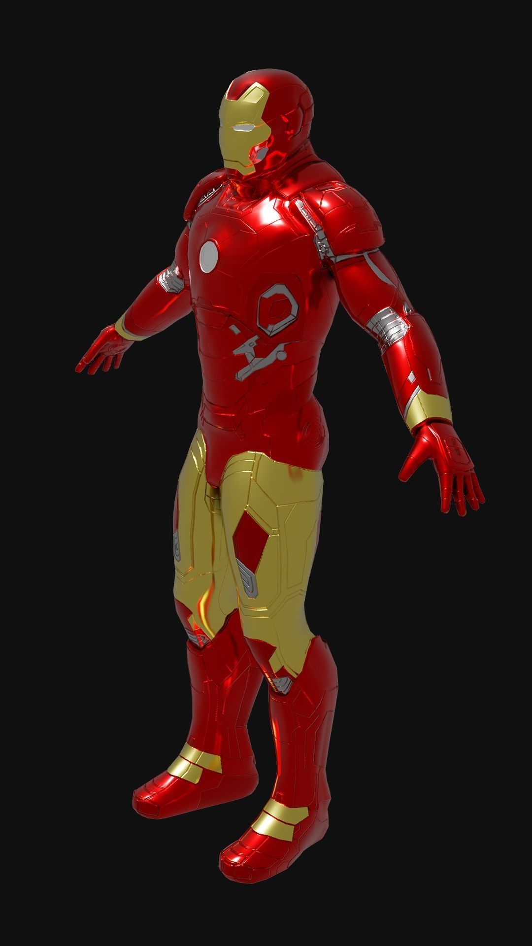 Ironman Mark 42 3D model_9