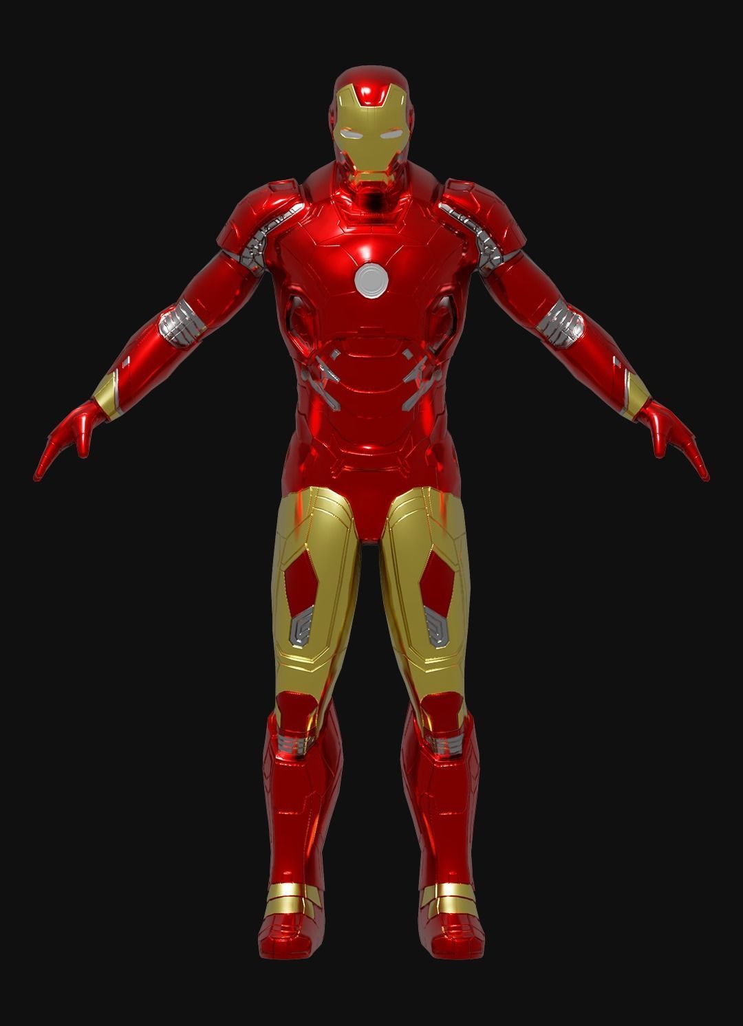 Ironman Mark 42 3D model_8