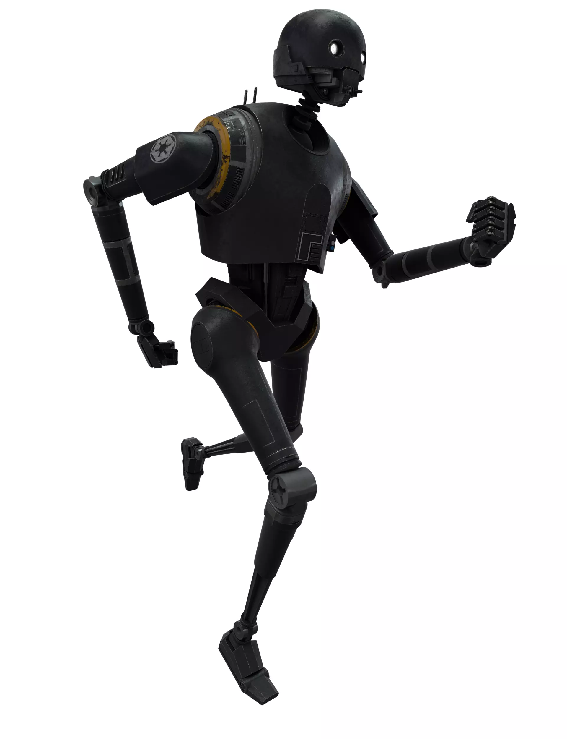 K2SO from Rogue one Low-poly 3D model_0