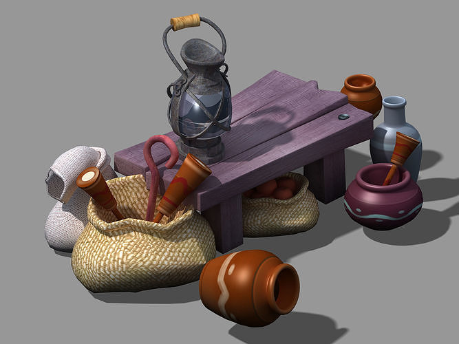 Dynasty Place chores - corner 06 3D model