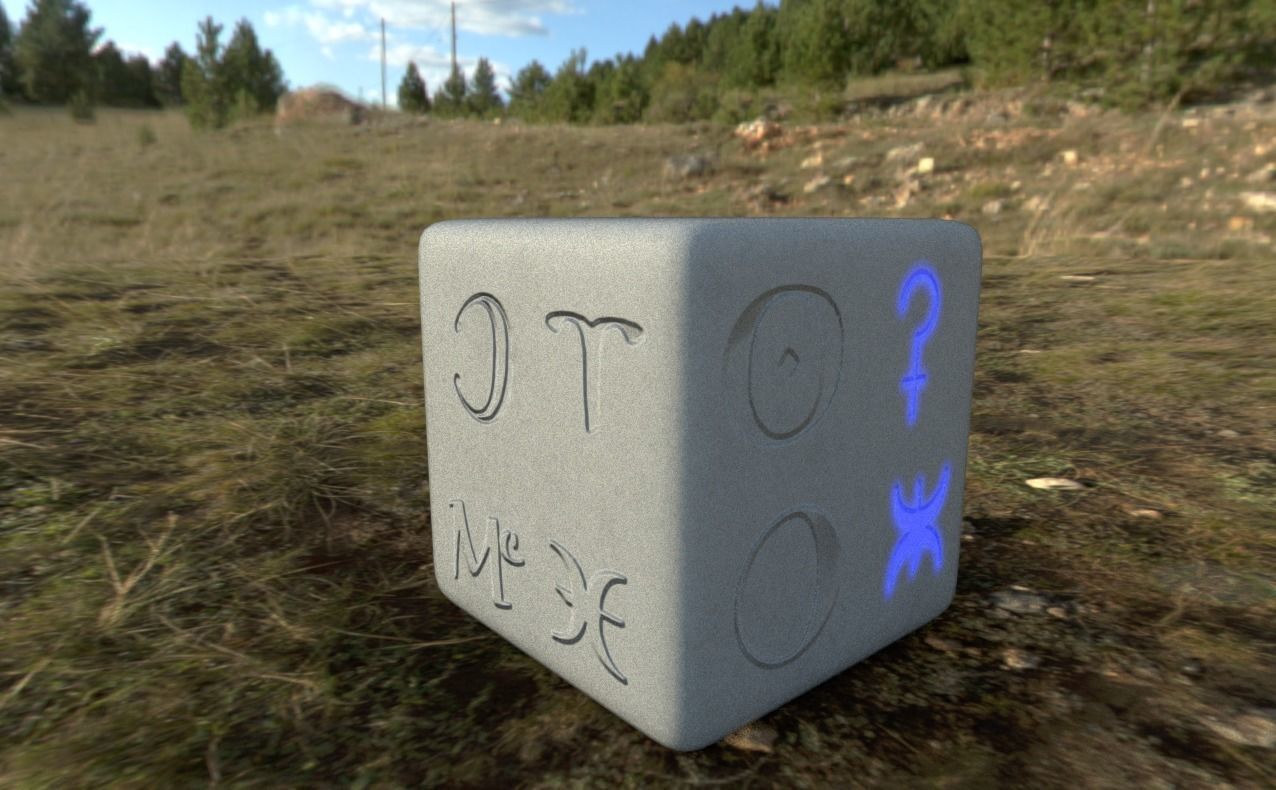 Astrology symbols set Height map Alpha Brushes decals Texture Texture_21