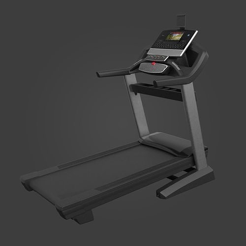 Treadmill-Exercise Equipment-09 Low-poly 3D model