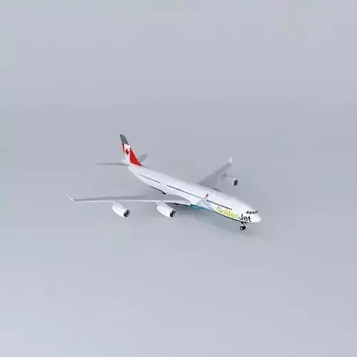 GoldenJet Airbus A340-200 "Canadian Iceberg" Free 3D model