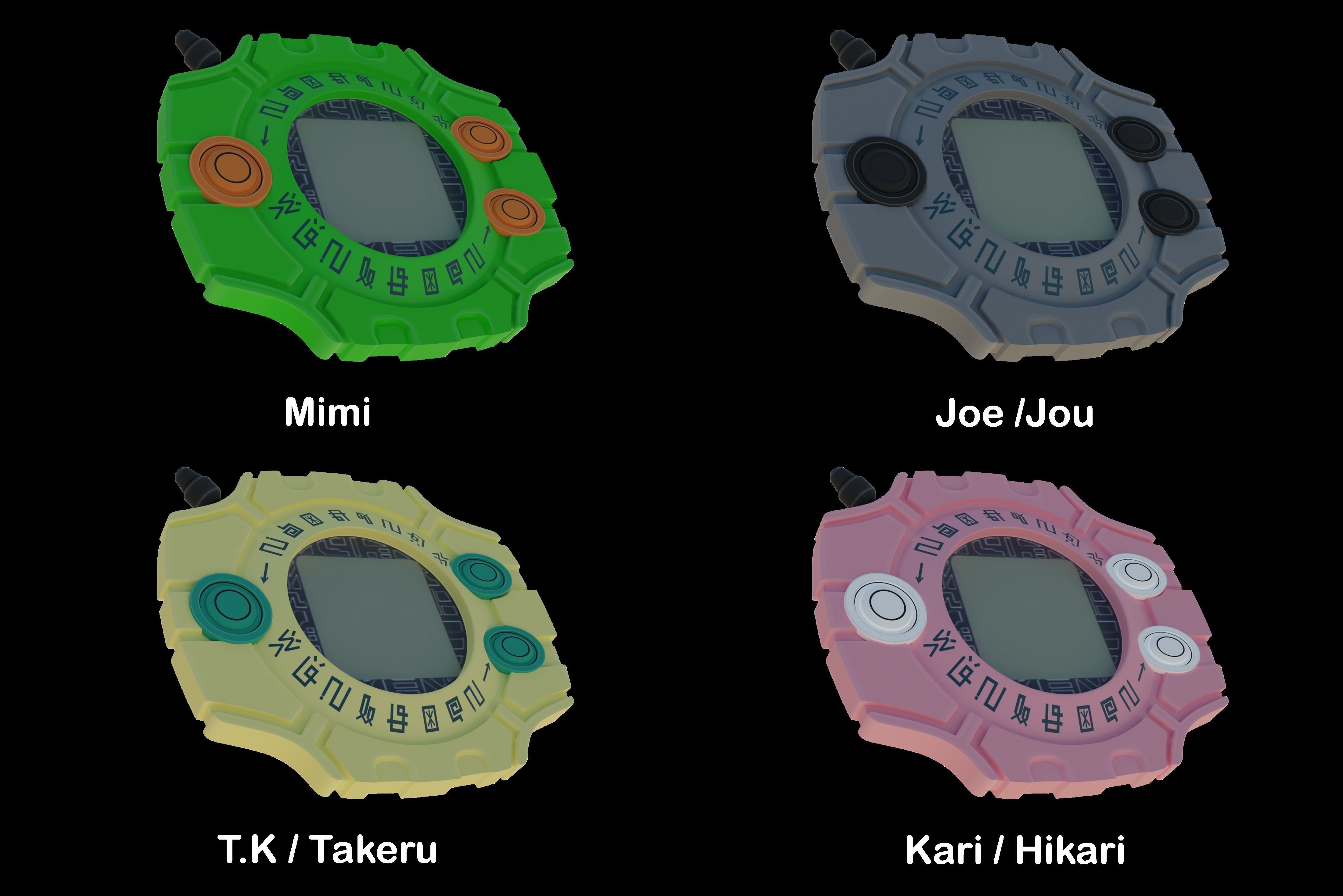 Digivice  3D model_5